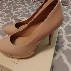 Nude Platform Heels